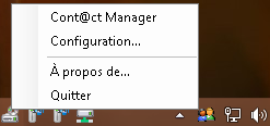 Icone Notification Contact Manager