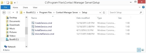 Script Service Folder